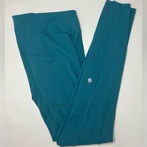 lululemon athletica Blue Leggings Sleek Design